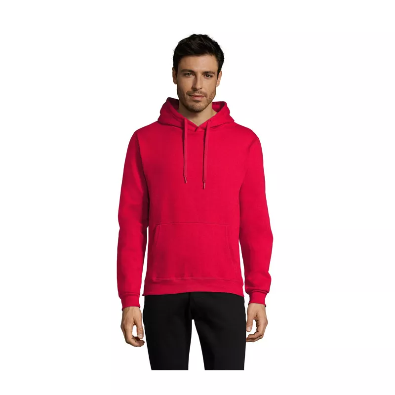 Bluza unisex z kapturem 280 g/m² Sol's SNAKE - Czerwony (S47101-RD)