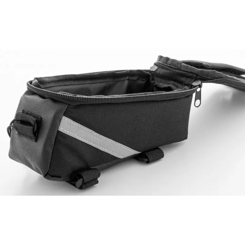 Velofon Torba na telefon komórkowy do roweru RPET - czarny (AP800048-10)