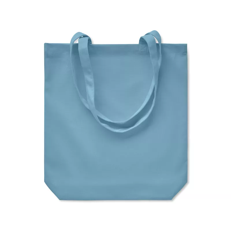 Torba bawełniana na zakupy 270 g/m² RASSA COLOURED - Petrol (MO6442-20)