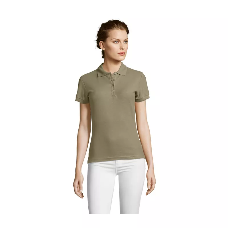 Koszulka polo damska piqué 210 g/m² Sol's PEOPLE - Khaki (S11310-KH)