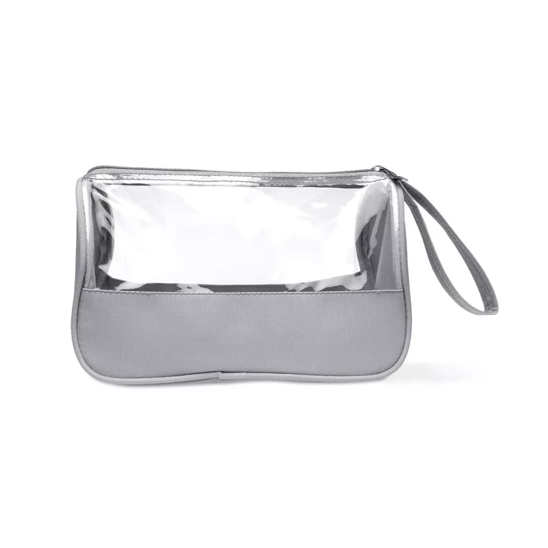 Kosmetyczka podróżna z poliestru 600D PLAS - Szary (MO8334-07)