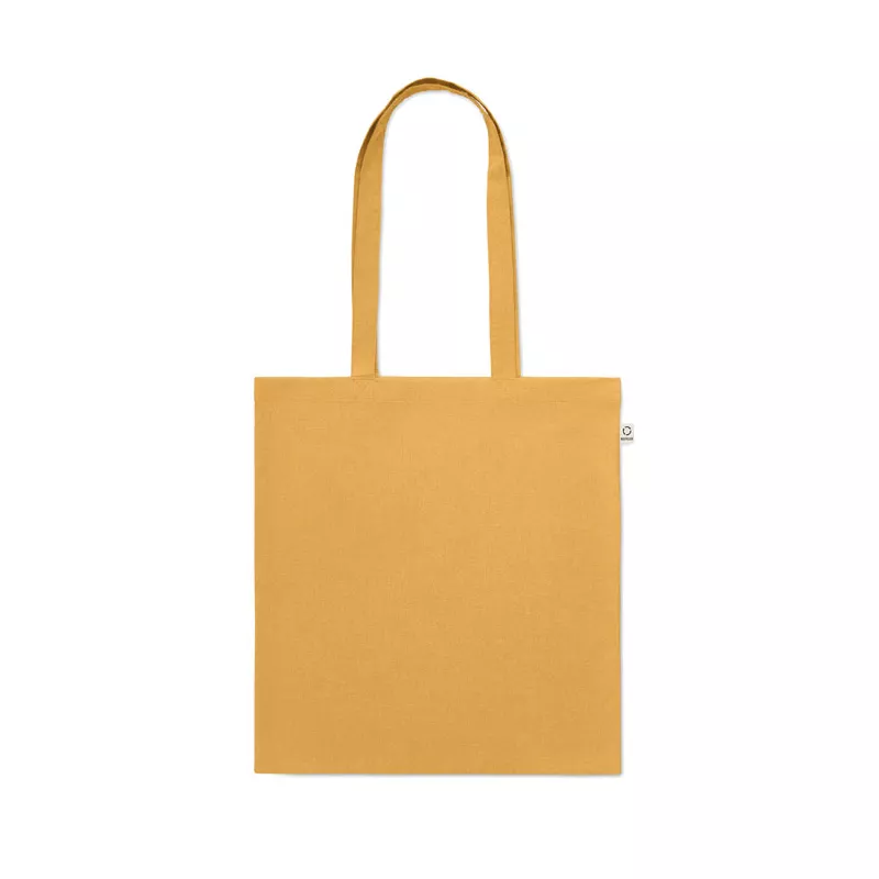 Torba z bawełny z recyklingu 140 g/m² VIVEKA COLOUR - Ochre (MO2302-78)