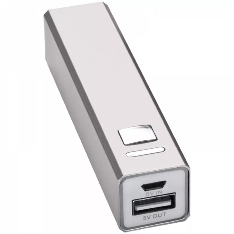 Power bank 2200 mAh PORT HOPE - szary (302907)