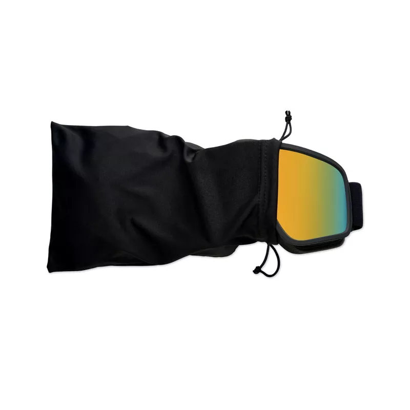 Gogle narciarskie UV400 lustrzane NISEKO - Pomaranczowy (MO3194-10)