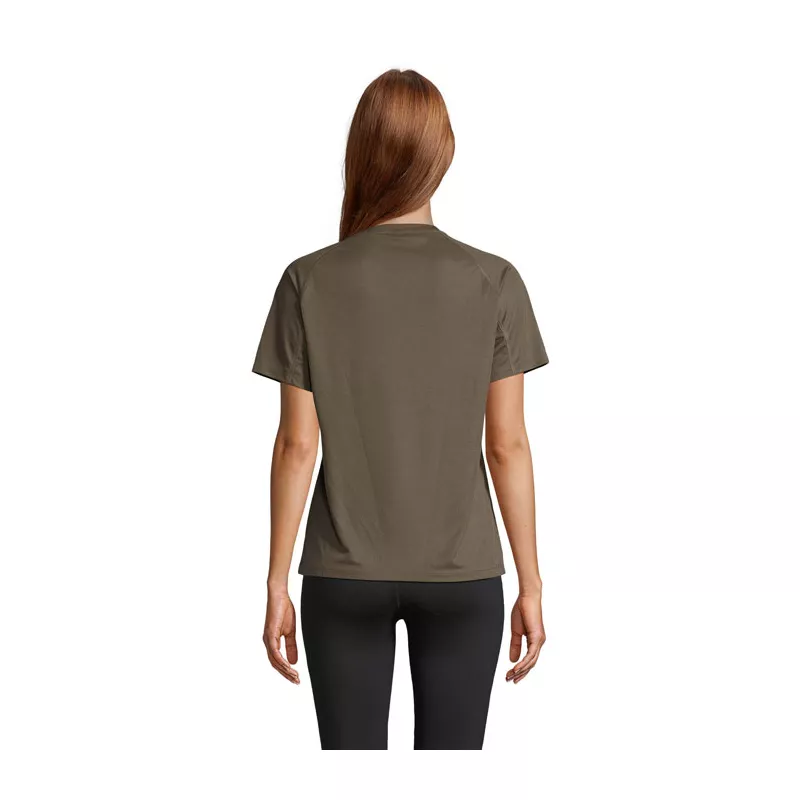 Koszulka sportowa damska Sol's VORTEX WOMEN - Army (S04788-AR)