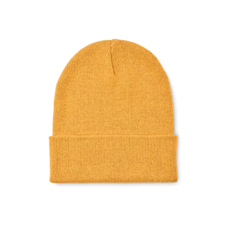 Czapka zimowa unisex z mankietem BEANIX - Zólty (MO2705-08)