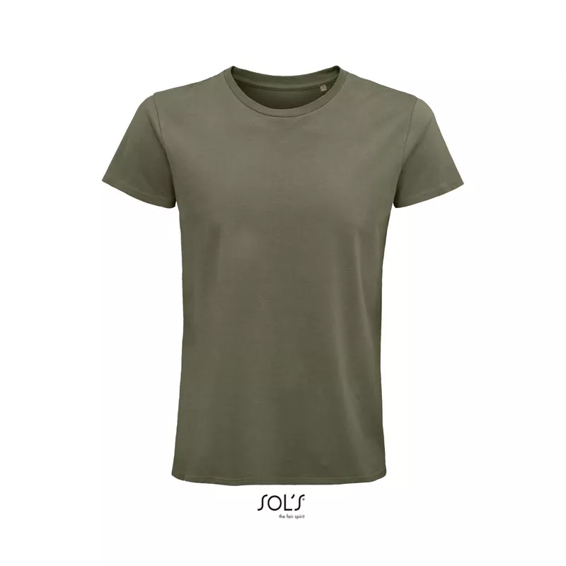 Koszulka męska organiczna 175 g/m² Sol's PIONEER MEN - Khaki (S03565-KH)