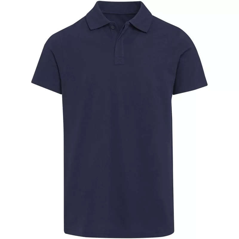 Graphite organiczna koszulka polo unisex o gramaturze 180 g/m², z krótkim rękawem i certyfikatem OCS - Granatowy (39559-NAVY)