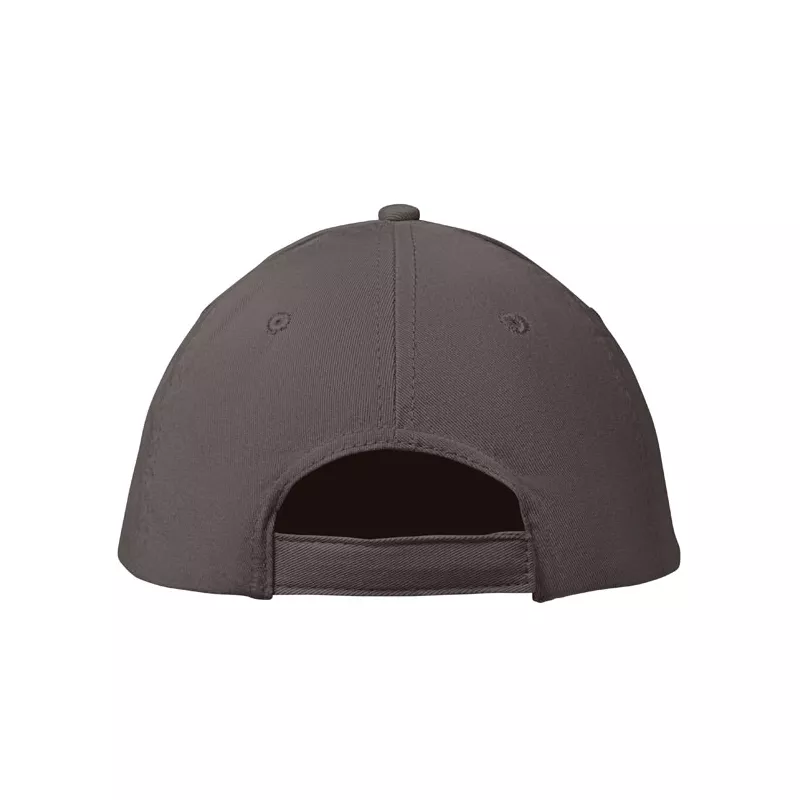 Czapka z daszkiem bawełniana 160 g/m² BASIE APOLLO - Kamienny Szary (MO8834-15)
