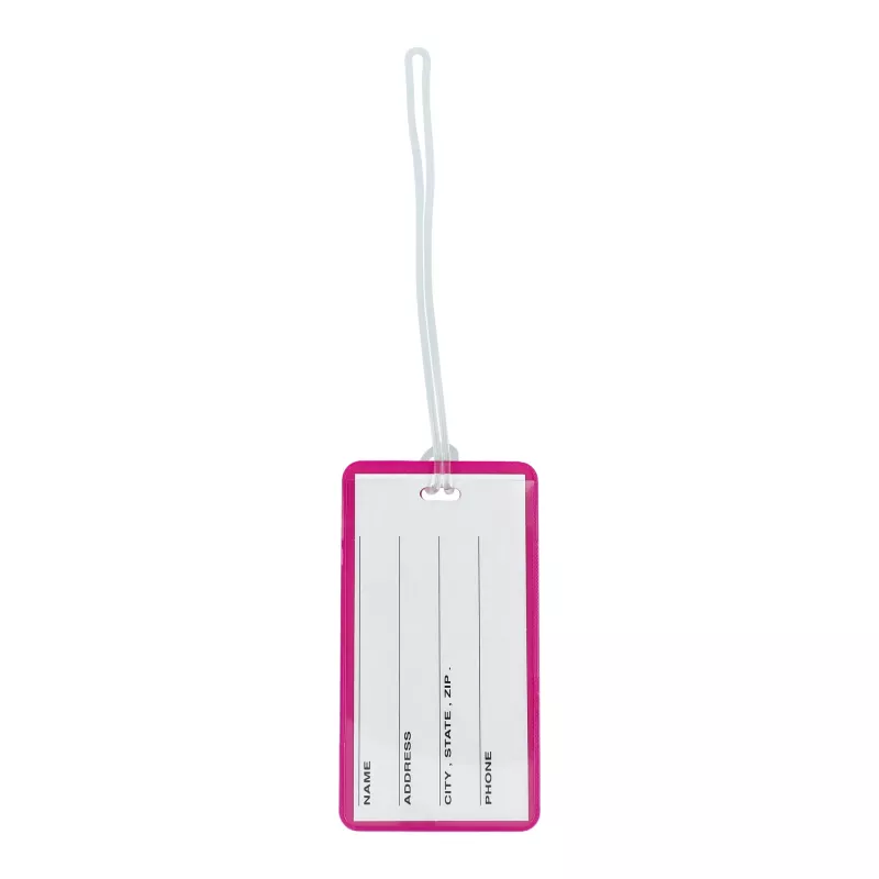 Zawieszka na bagaz - różowy (LT90411-N0076)