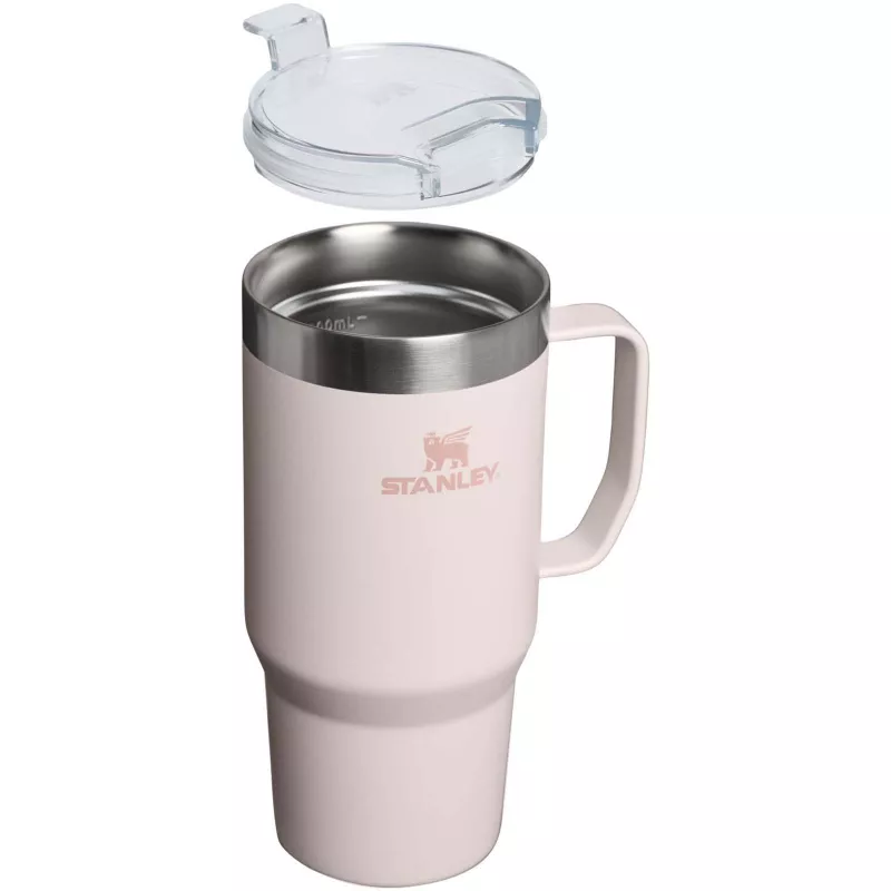 Termoizolowany kubek Stanley Everyday Suburban o pojemności 710 ml, wykonany z recyklingowanej stali nierdzewnej  - Jasnoróżowy (10098540)