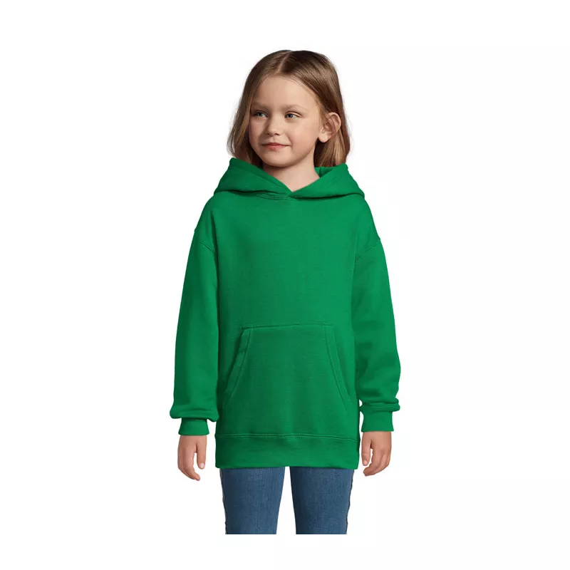 Bluza dziecięca z kapturem 280 g/m² Sol's SLAM KIDS - Zielony (S13255-KG)