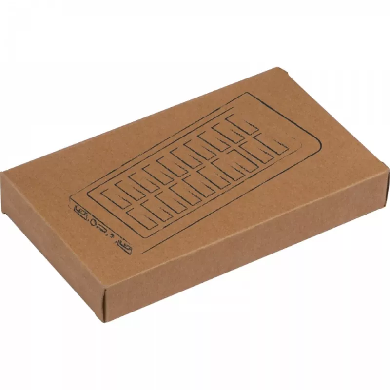 Power bank 8000 mAh solarny SAVERIO - czarny (3082403)