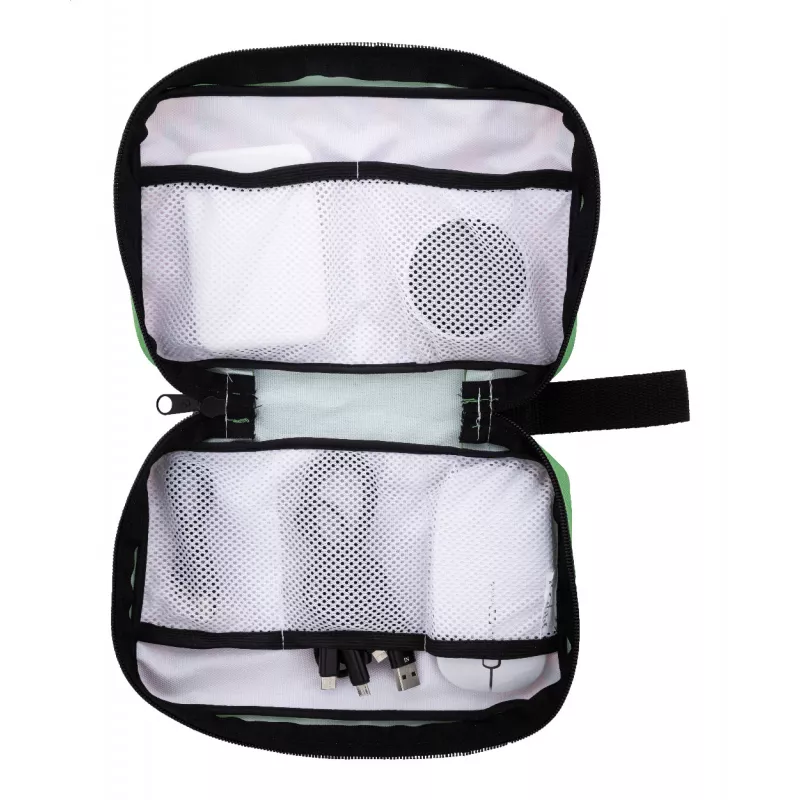 SuboBag Charge personalizowany organizer RPET - czarny (AP716918-10)