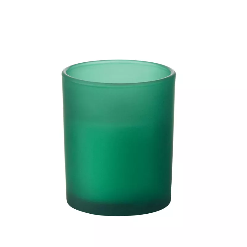 Świeca zapachowa wanilia w szkle 80 g KIVAS WOOD - Zielony (MO2708-09)