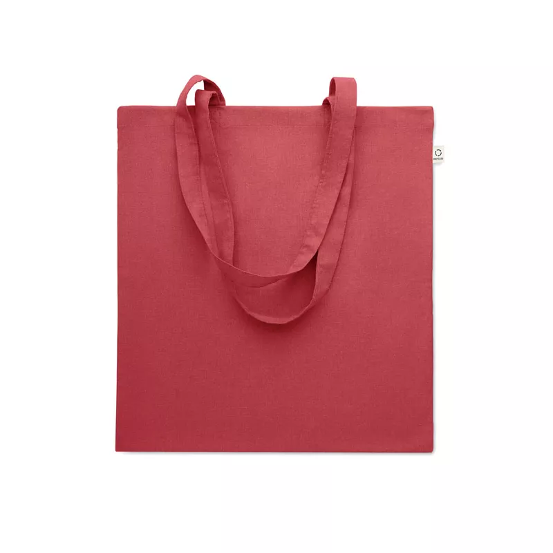 Torba z bawełny z recyklingu 140 g/m² VIVEKA COLOUR - Czerwony (MO2302-05)