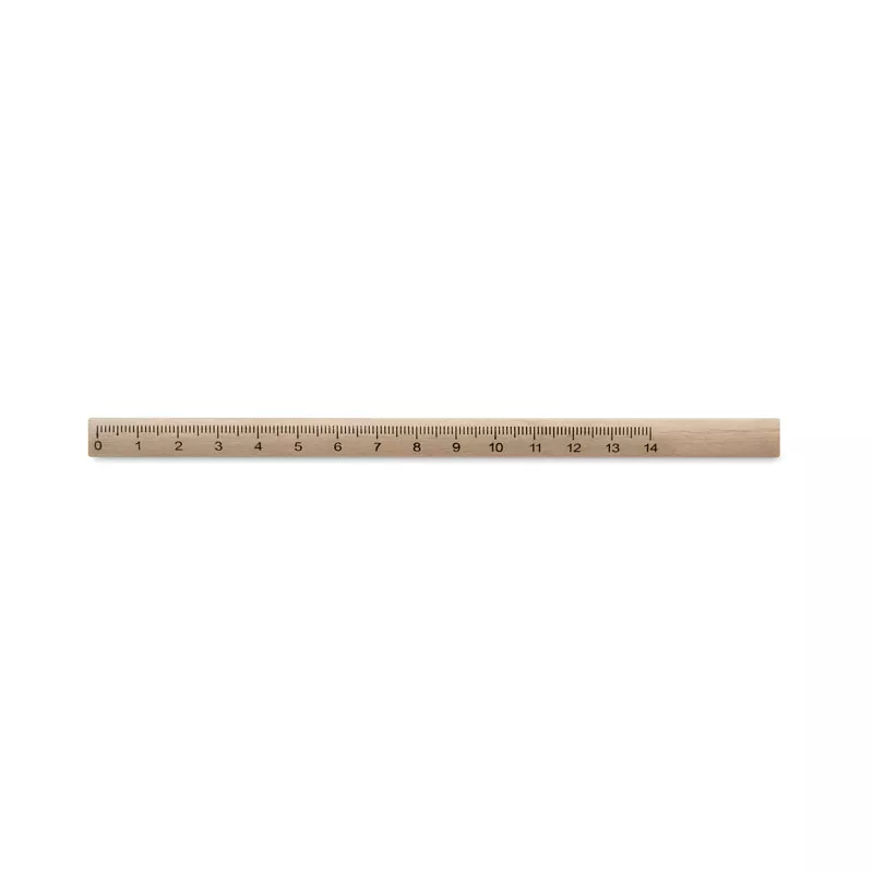 Ołówek stolarski z linijką 14 cm MADEROS - Drewna (MO8686-40)