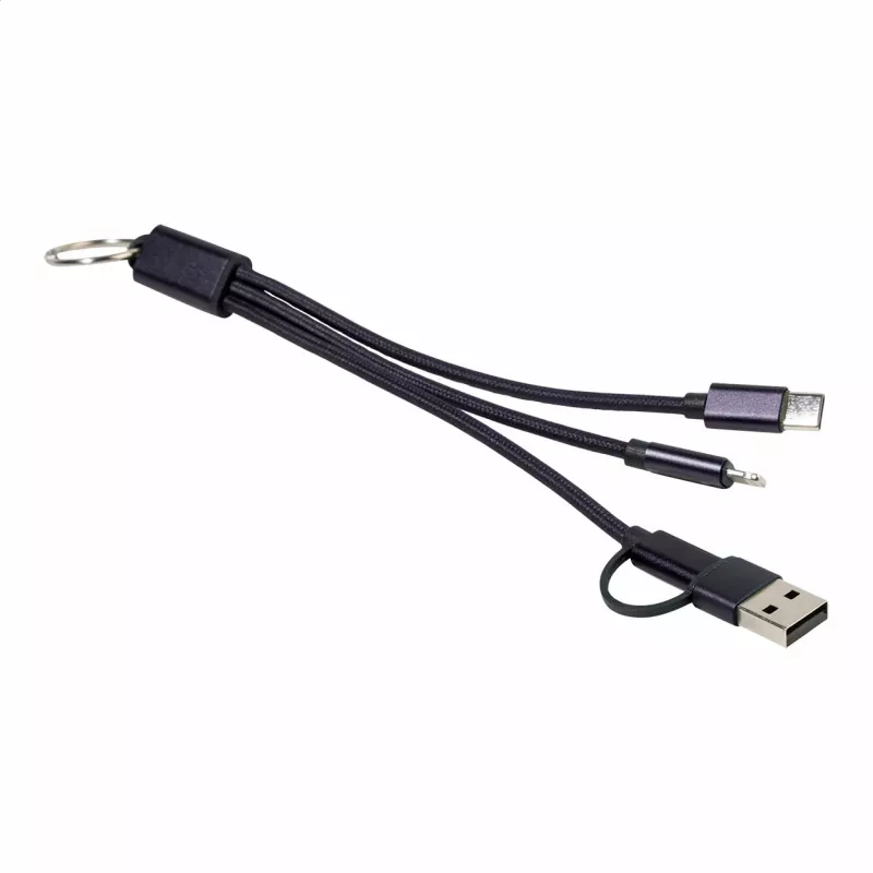 Rafob brelok kabel ładujący USB - ciemno niebieski (AP864127-06A)