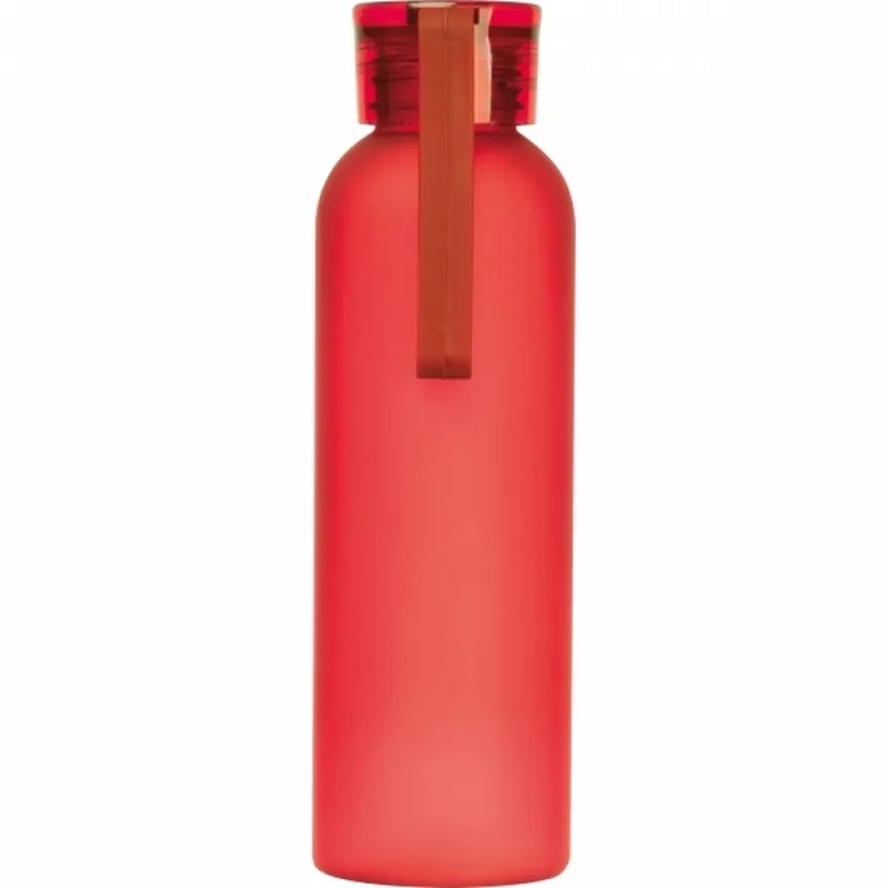 Butelka PET soft touch READING 600 ml - czerwony (532205)