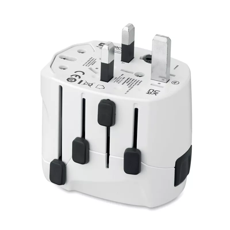 Adapter podróżny 3-biegunowy Skross PRO 3-POLE - Bialy (MO2982-06)