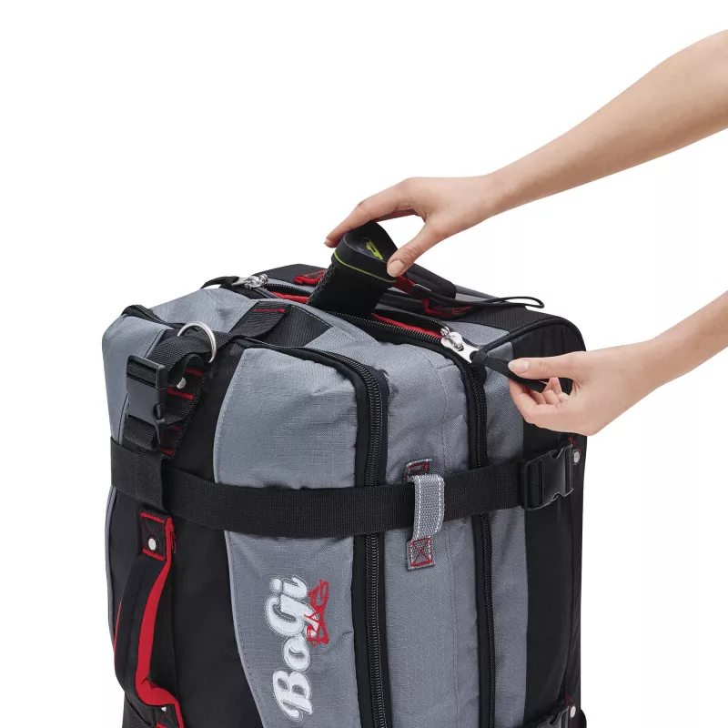 Torba podróżna na kółkach BoGi S - czarny, szary (56-2250711)