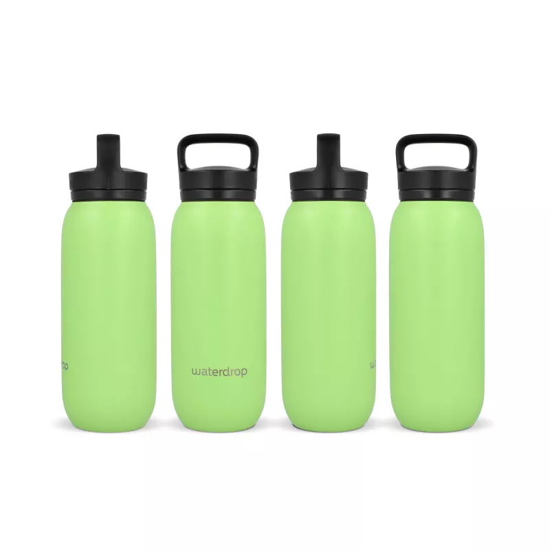 Termiczna butelka uniwersalna Waterdrop z ustnikiem 600 ml - jasnozielony (LT47000-N0032)