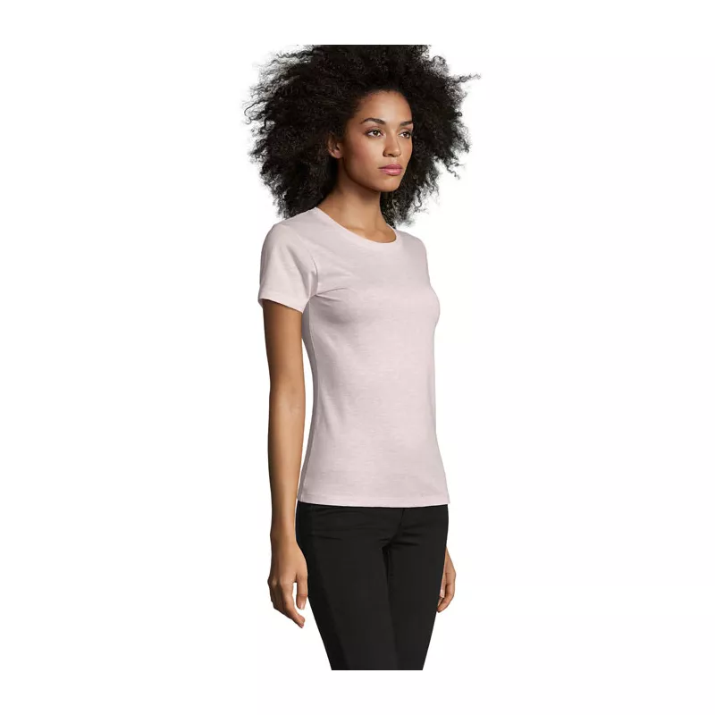 Koszulka damska 150 g/m² Sol's REGENT FIT WOMEN - Heather Pink (S02758-HP)