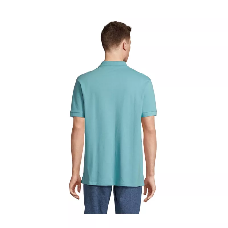 Koszulka polo męska z czesanej bawełny Sol's PACIFIC - Pool Blue (S04439-BP)