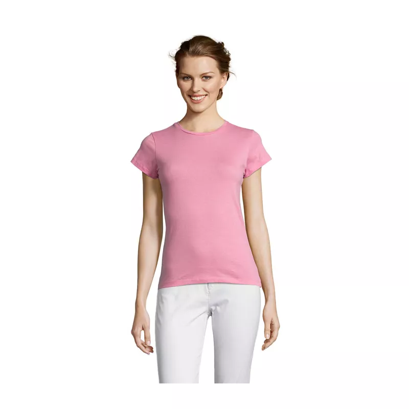 Koszulka damska dopasowana 150 g/m² Sol's MISS - Orchid Pink (S11386-OP)