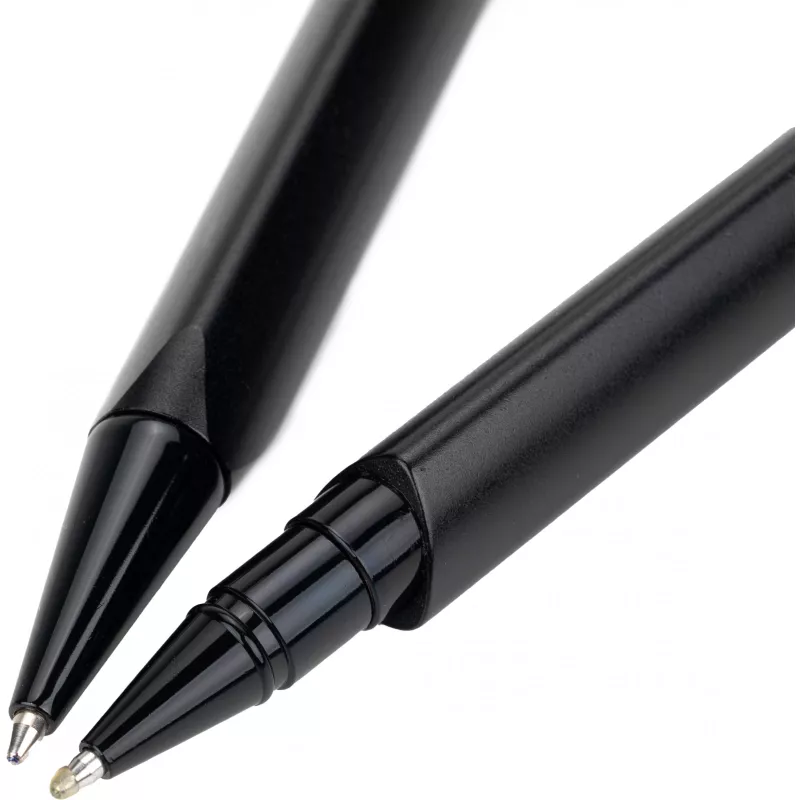 Zestaw piśmienny długopis i pióro kulkowe CAP D AGDE MoLu - czarny (438503)