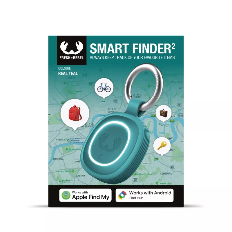 Fresh 'n Rebel Smart Finder 2 Lokalizator Bluetooth IPX7 wodoodporny - Wodny (LT49202-N0029)