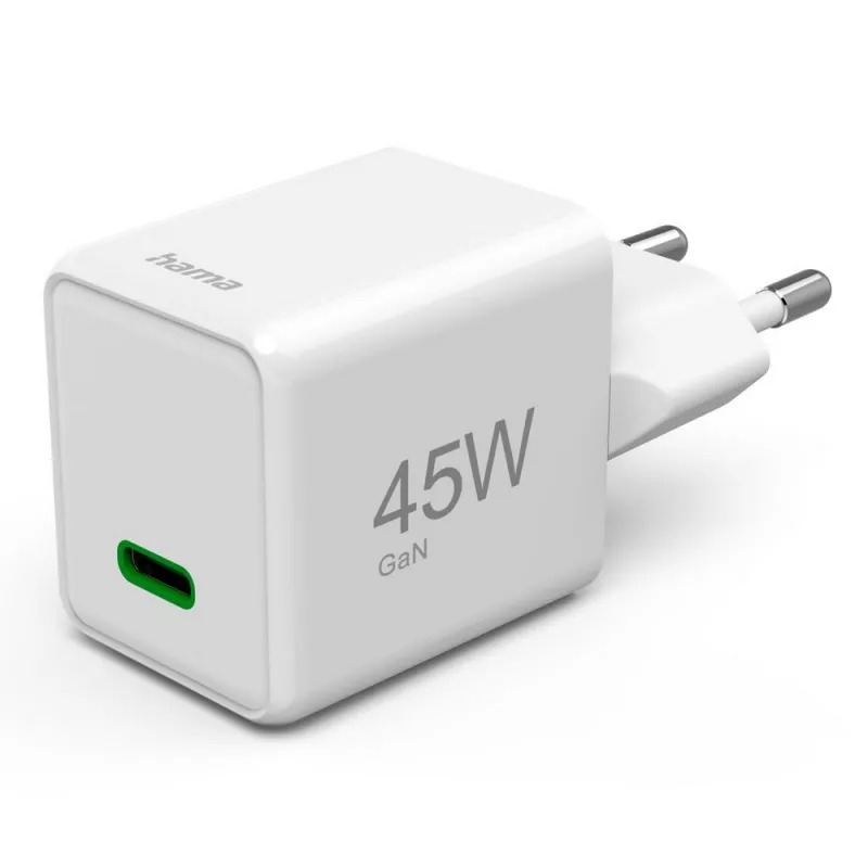 Ładowarka ścienna 45W Hama Supermini - biały (VH020-02)