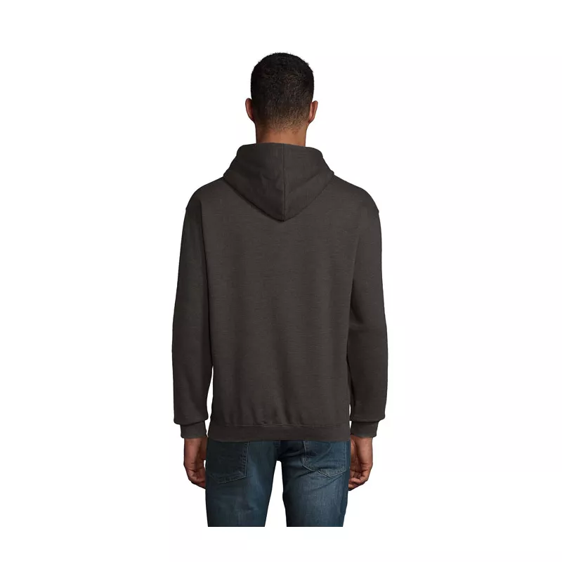 Bluza unisex z kapturem 280 g/m² Sol's CONDOR - Charcoal Melange (S03815-CE)