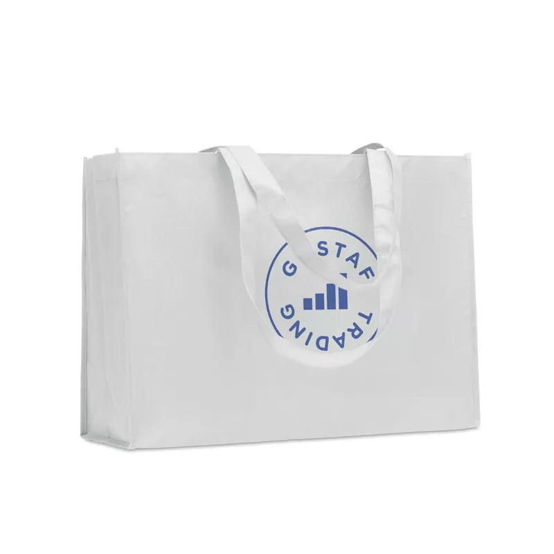 Torba na zakupy z włókniny RPET 80 g/m² KAIMONO - Bialy (MO2193-06)