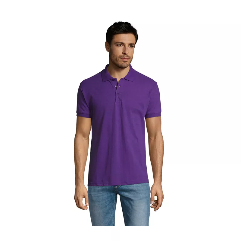 Koszulka polo męska 200 g/m² Sol's PRIME MEN - Dark Purple (S00571-DA)