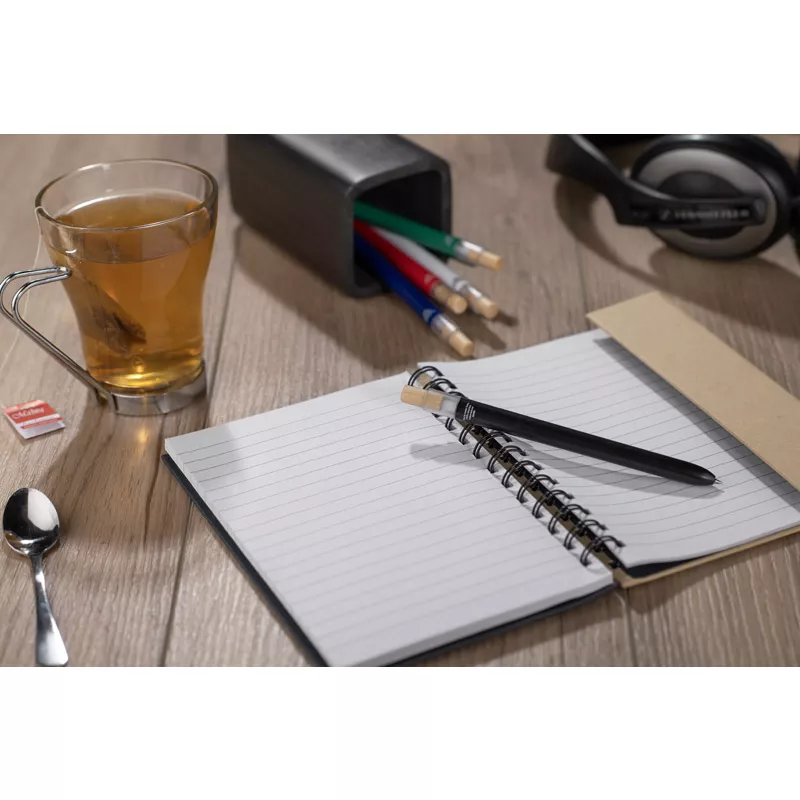 Długopis z odpadów ocean bound OCEANO - czarny (19740-02)