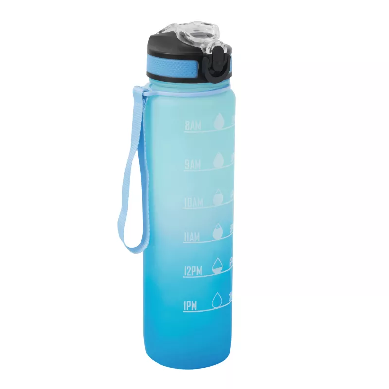 Sportowa butelka na wodę HYDRO LEVEL - niebieski (56-0603185)