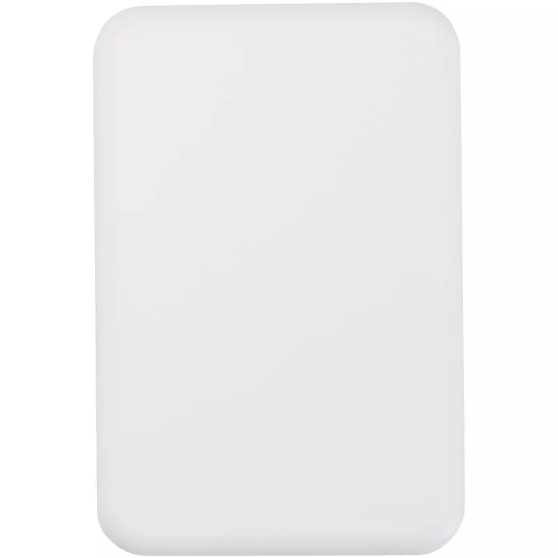 Acrab magnetyczny bezprzewodowy powerbank o pojemności 5000 mAh i mocy 15 W z technologią PD 20 W — wykonany z tworzyw sztycznych pochodzących z recyklingu. - Biały (12444101)