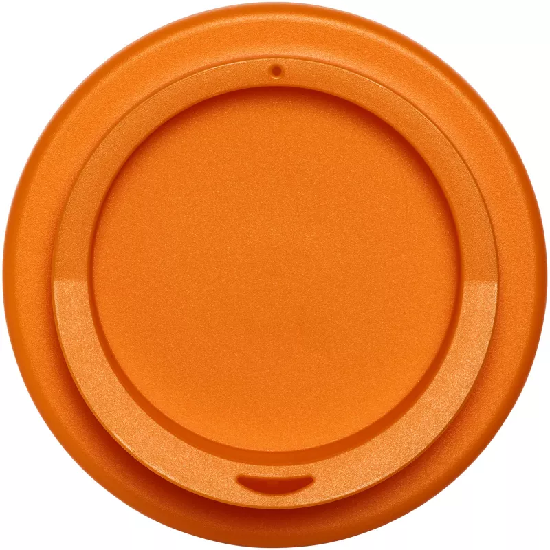 Kubek termiczny z serii Americano® o pojemności 350 ml z uchwytem - Biały-Pomarańczowy (21000212)