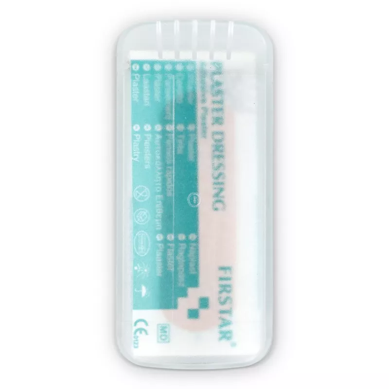Pudełko z 5 plastrami z polietylenu (56 × 18 mm) - biały (LT90320-N0001)