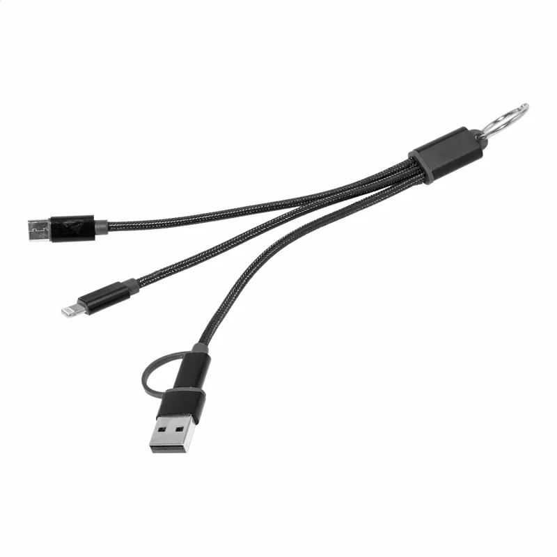 Rafob brelok kabel ładujący USB - czarny (AP864127-10)
