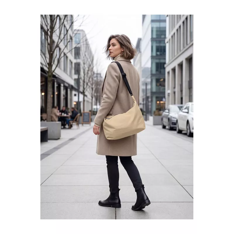 Torba na ramię z wodoodpornego nylonu SLING - Khaki (MO3212-39)