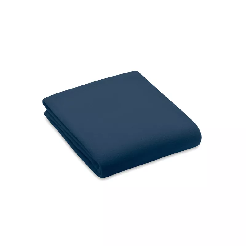 Koc polarowy RPET 120x150 cm 130 g/m² BOGDA - Niebieski (MO6805-04)
