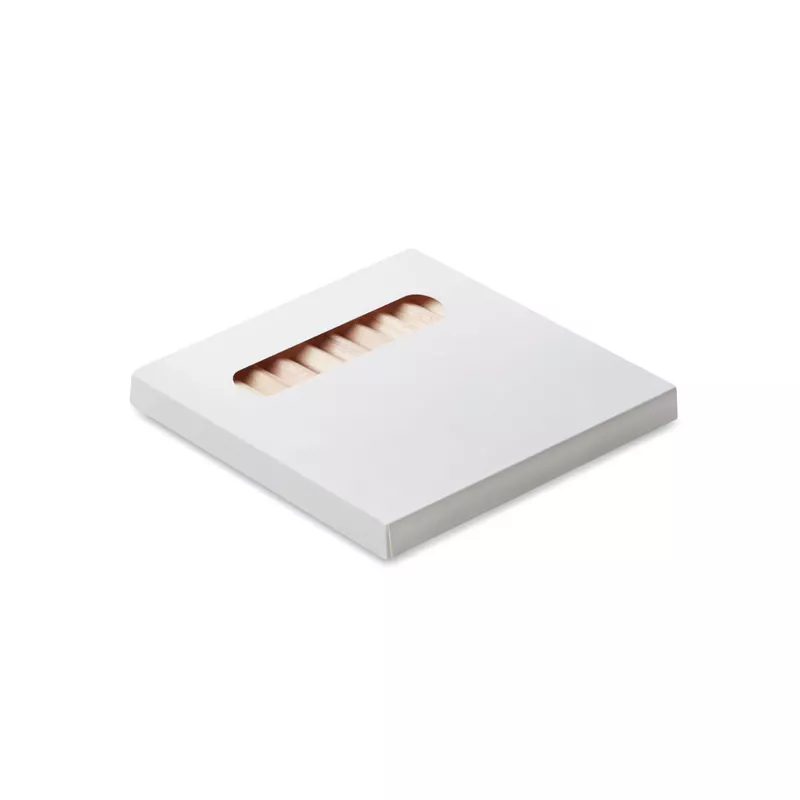 Zestaw do rysowania z 12 kredkami PAINT&RELAX - Bialy (MO8850-06)