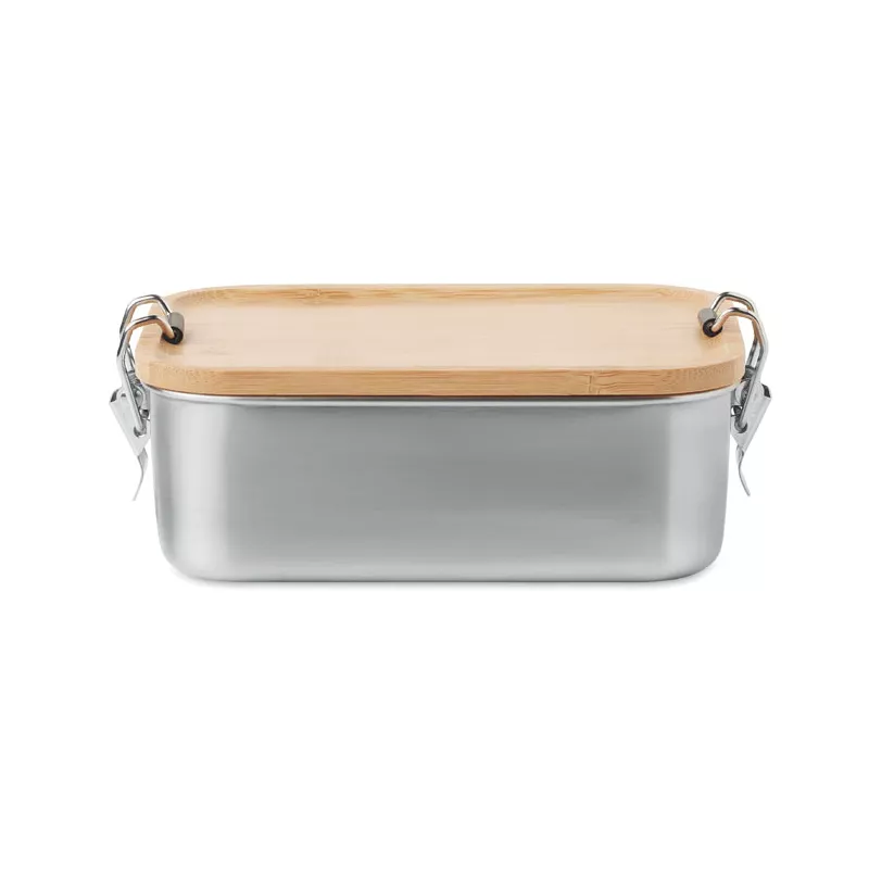 Pudełko na lunch stalowe 750 ml SONABOX - Drewna (MO6301-40)