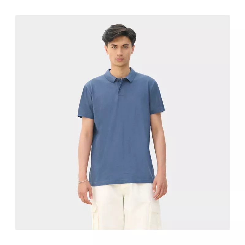 Koszulka polo unisex z czesanej bawełny Sol's PULSE - Denim (S04502-DM)