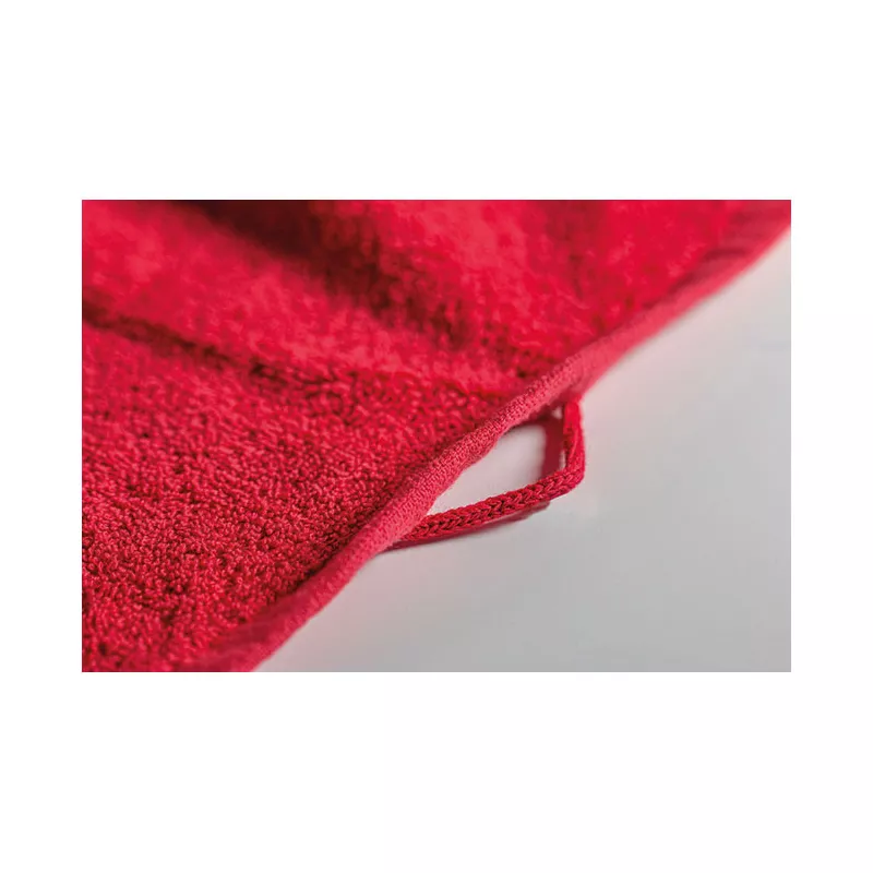 Ręcznik frotte organiczny 50x100 cm 360 g/m² TERRY - Czerwony (MO9931-05)