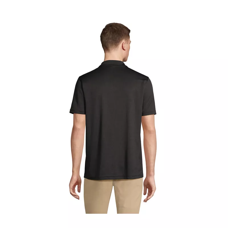 Polo sportowe unisex z recyklingu Sol's PITCHER - Czarny (S04442-BK)