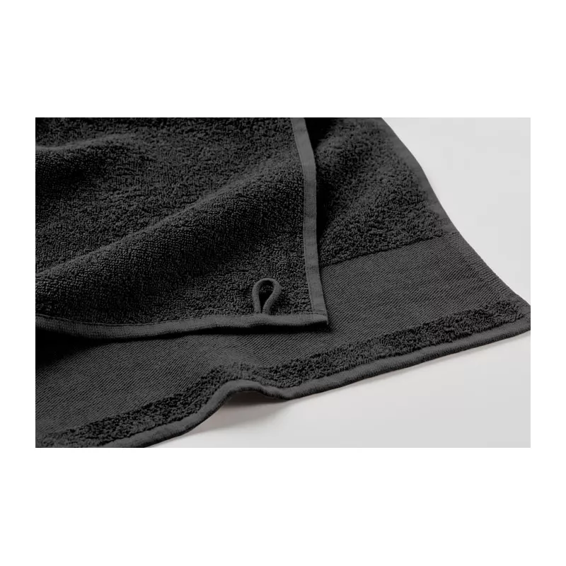 Ręcznik kąpielowy 380 g/m² 100x150 cm ISLAND 100 - Czarny (MO2767-03)