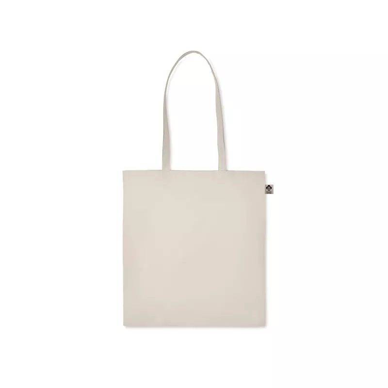 Torba na zakupy z bawełny organicznej 140 g/m² ZIMDE - Bezowy (MO6190-13)
